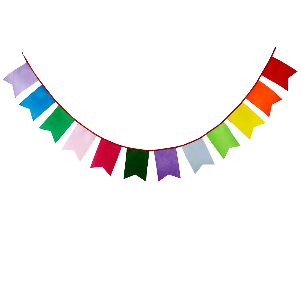 Buy Popular Korean Bunting 12 Flags Party Bunting Felt