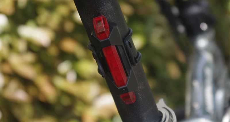 Clearance Dropshipping 5 LED Night Mountain Bicycle Cycling Tail Light USB Rechargeable Warning Light Bike Rear Safety Bike Accessories 10