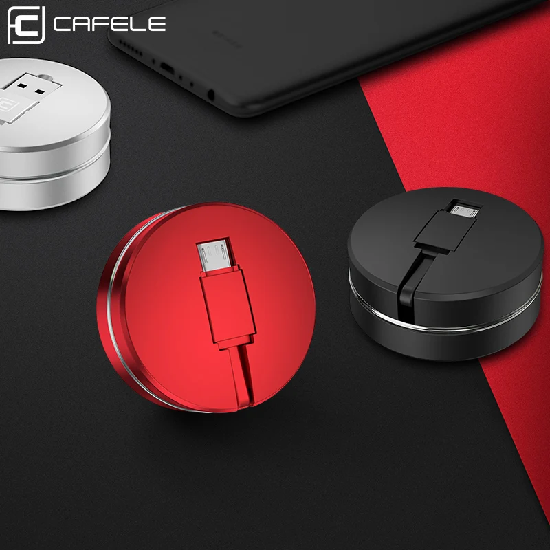 

Cafele Micro USB Cable for Samsung Xiaomi Huawei Retractable Portable Micro USB Cable Fast Charging for Xiaomi USB Micro Cable