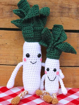 

crochet toys amigurumi handmade doll leek number DXB0021