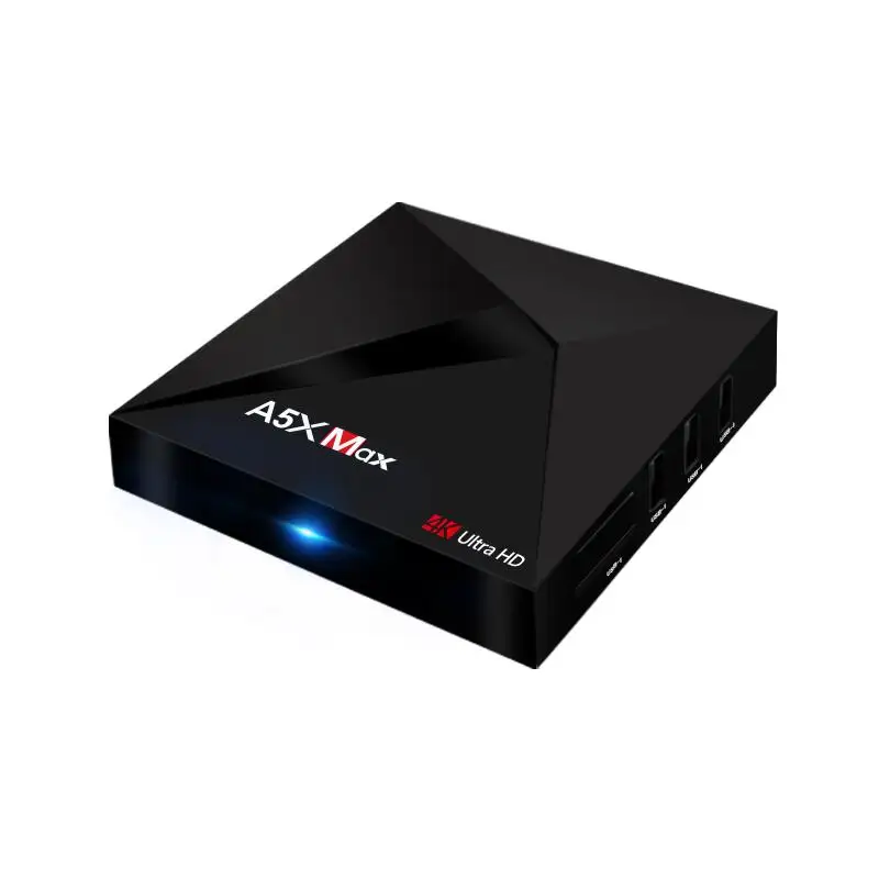 A5X Max Android 9,0 tv Box 4 K Rockchip RK3328 четырехъядерный wifi телеприставка 4 Гб ОЗУ 32 Гб ПЗУ сеть 4 K медиаплеер