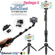Remote Shutter Extend Bluetooth ORIGINAL YUNTENG Selfie Stick 50 Monopod For Samsung S8 Note Plus For