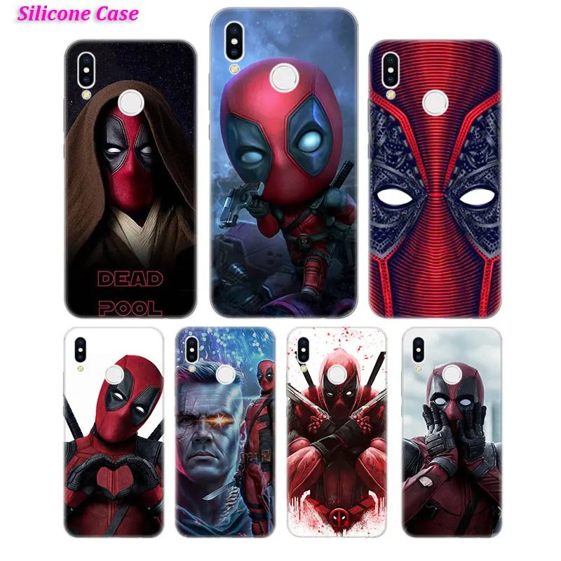 

Silicone Phone Case Super Cool Deadpool for Huawei Honor 7C 7A 8 8X 9 10 Y5 Y6 Y7 Y9 V20 Lite Pro 2019 2018 Nova 3 4
