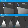 AMIR 2PCS LED Solar Spotlight Motion Sensor Lights Outdoor Night Light Waterproof Solar Security Lights Street Emergency Light ► Photo 2/6