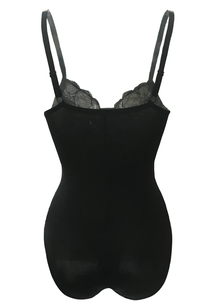 Black-Lace-Molded-Cup-Slimming-Bodysuit-Body-Shaper-1