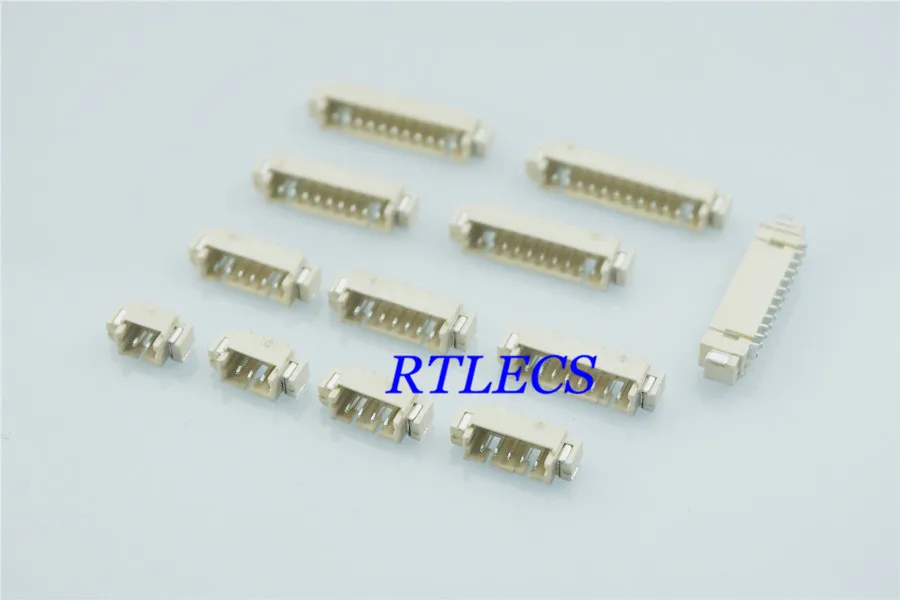 

1000pcs 1.25mm PCB Male Box Header Bar Connector Header 2 Pin 3 4 5 6 7 8 9 10 12 Positions Right Angle SMD Male Pin Horizontal