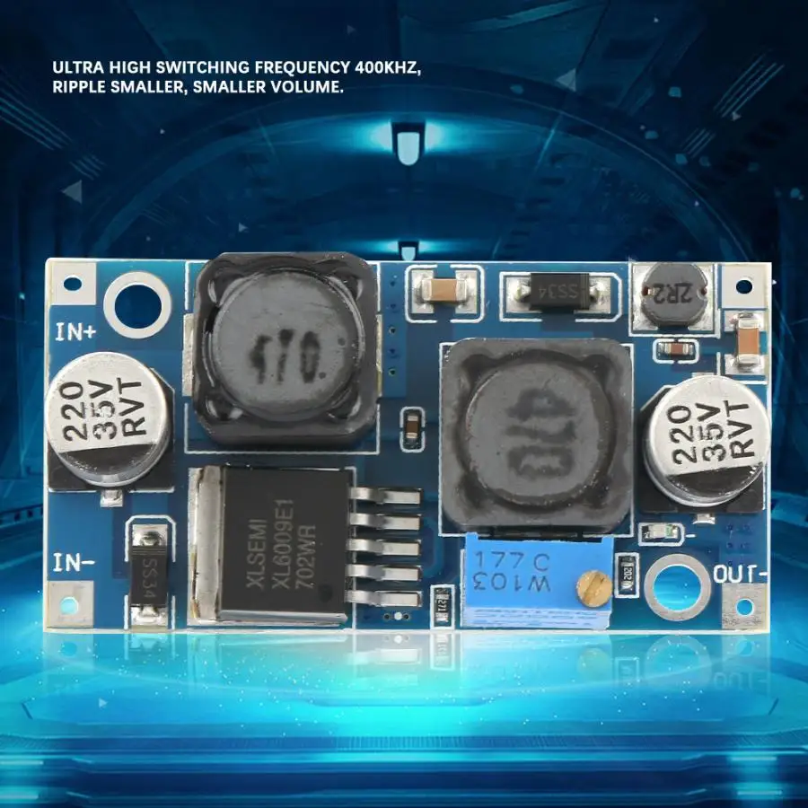 

DC-to-DC Power Converter 3.8-32V Step Up to 1.3-35V Boost Converter Voltage Regulator Module Step Up Power Supply Module