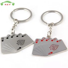 Автомобильный брелок для ключей авто мотоцикла металлический покер ключей брелок для ключей для Lada Volvo Skoda Daihatsu Холден hyundai VW Audi BMW брелок
