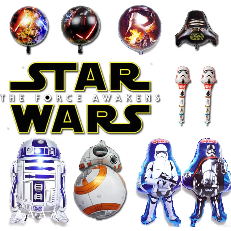2 unids/lote star wars globos el despertar de la fuerza-globos star wars BB8 y R2D2 globos de fiesta de cumpleaños 2 unids/lote star wars globos el despertar de la fuerza-globos star wars BB8 y R2D2 globos de fiesta de cumpleaños