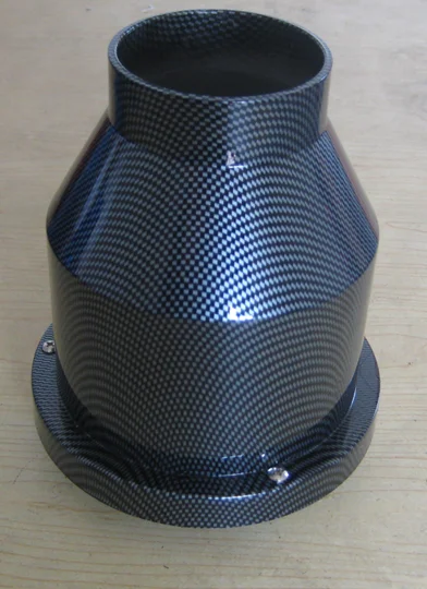 

universal carbon car air filter 76mm neck turbo superturbocharge for air intake pipe air filter scooter motorcycle filter 54mm