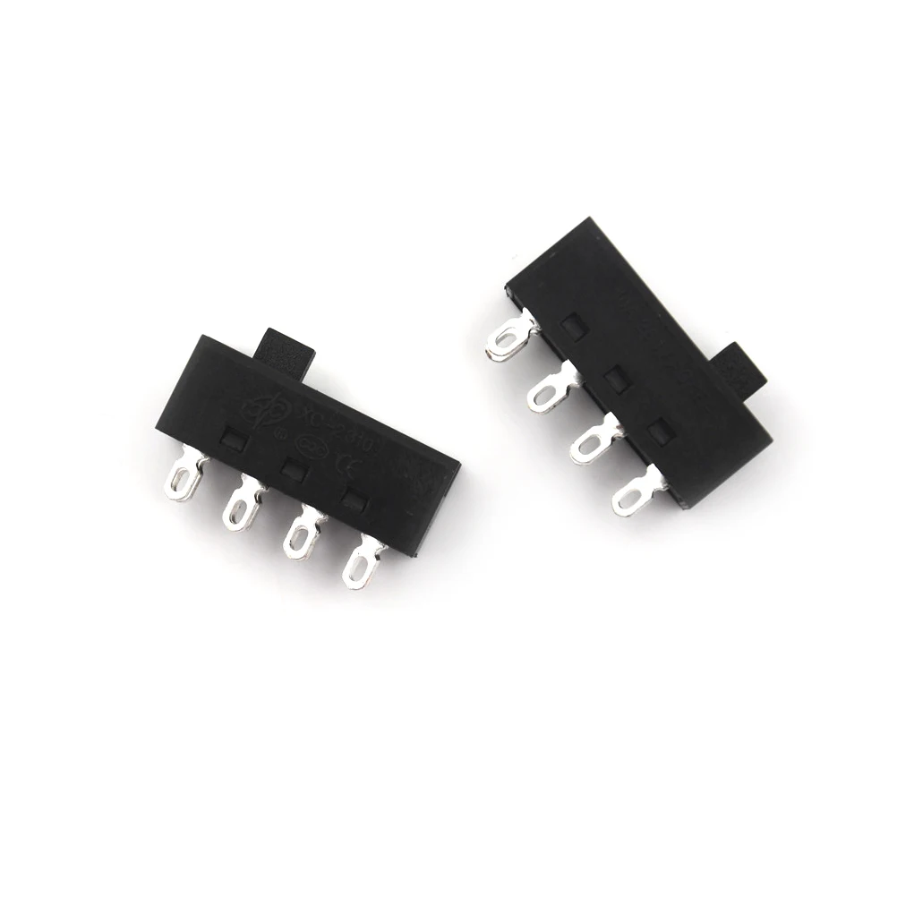 

5 Pcs 8 Pins Toggle Switch Black Three-speed Pointed Toggle Switch 220V-440V XC-2310 Small Pointed Sliding Switch Whosesale