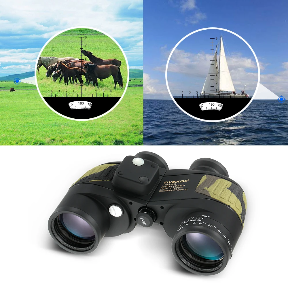 Visionking 7x50 Spotting Scope High Powered Telescope Binocular with