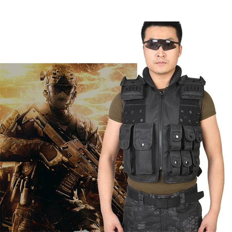 Военный тактический жилет армейский охотничий Молл страйкбол для улицы