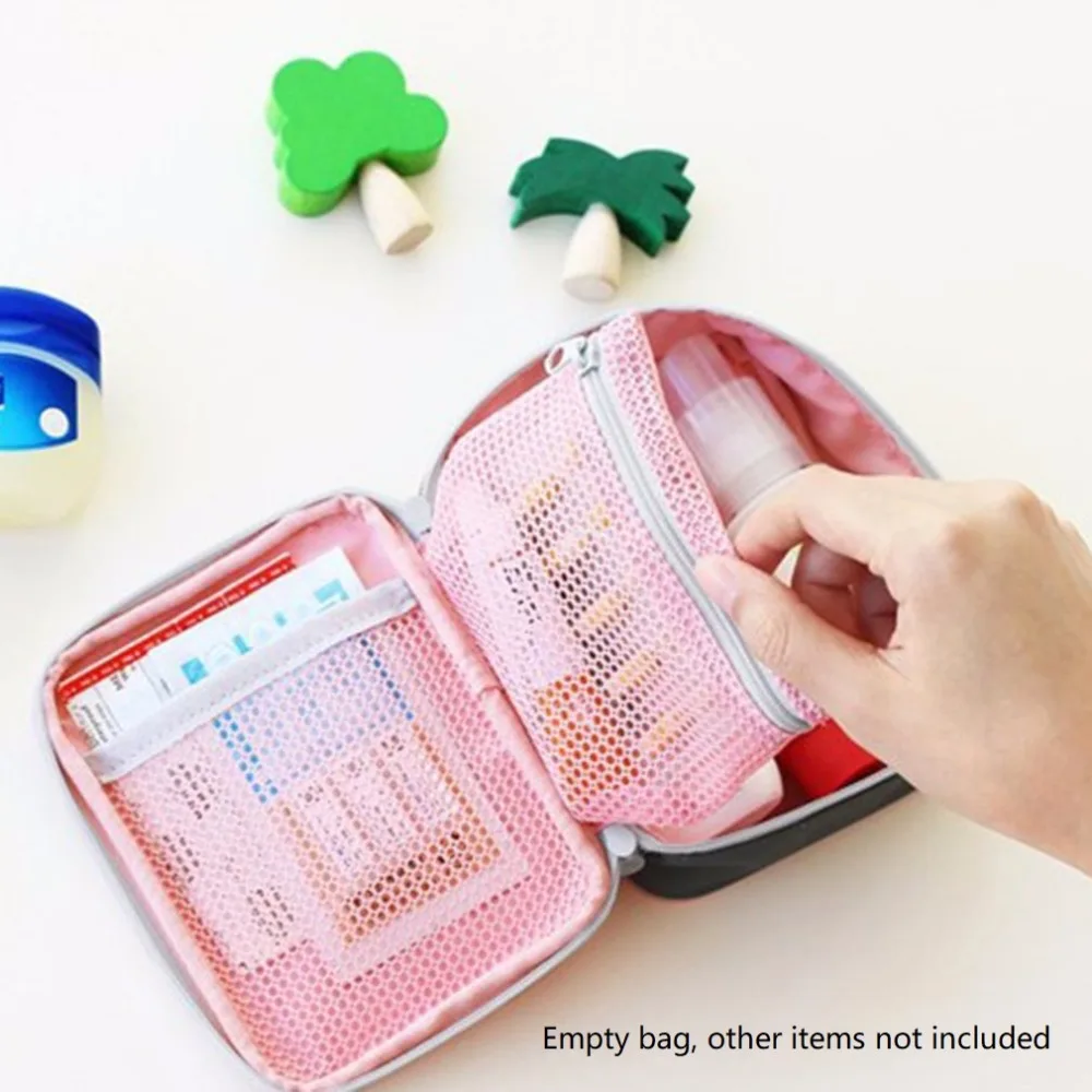 Симпатичная портативная мини аптечка для путешествий скорой помощи сумка