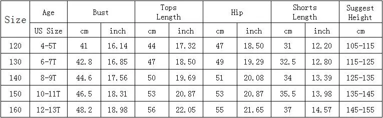 Summer Children Clothing Sets For Girls 2019 Fashion Letter Print Tshirts Tops Shorts Teenage Clothes 2Pcs Kids Suit 10 12 Years (8)