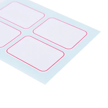 

12 Sheets / Pack Self Adhesive Sticky Huge Label Writable Name Stickers Blank Note Labels