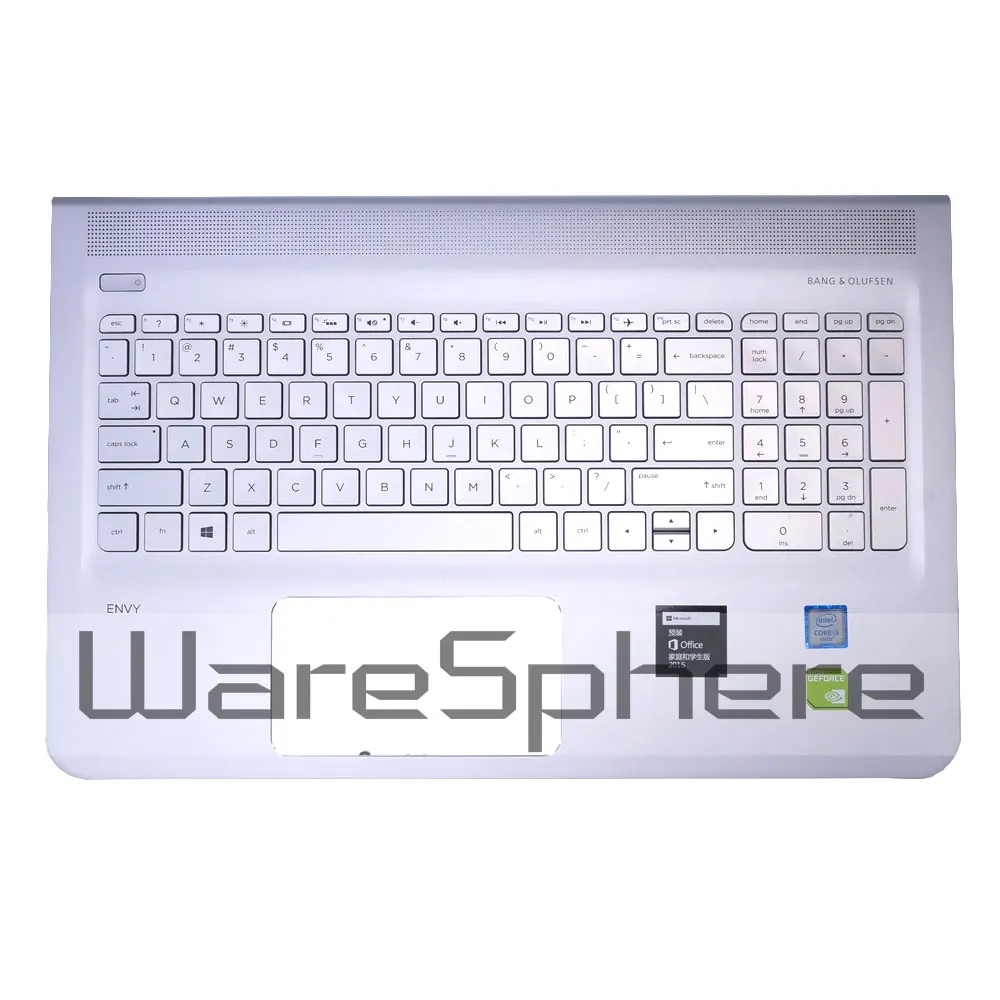 

Top Cover Upper Case with Keyboard for Hp Envy M6-ae M6-ae151dx 812692-001 AM1DO000B90 Sliver