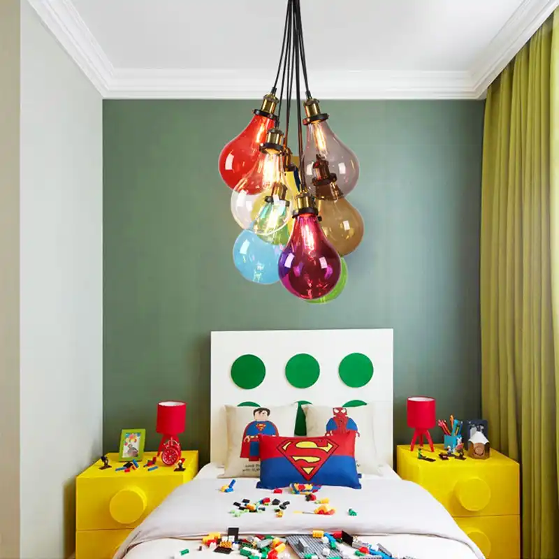 lamparas led de varios colores