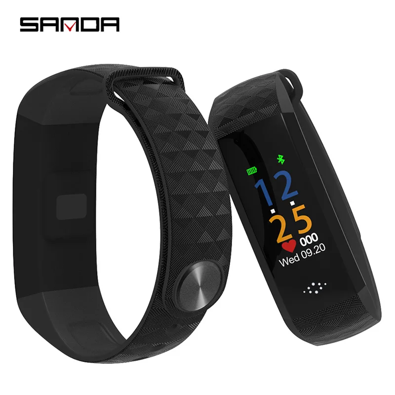 

SANDA M12P Men's Women's Watch Movement Multifunction Smart men Sports Watch Calorie Steps Waterproof Bracelet Women Watch
