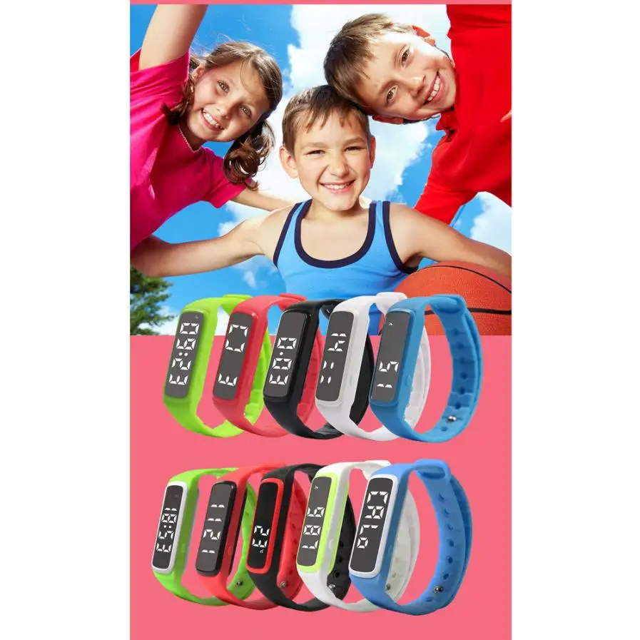 Uhoofit Smartwatches Children Sport Smart Watch CD5 Sleep Monitor Temperature Watches LED Digital Boy Girl Smart Bracelet 2018 (2)