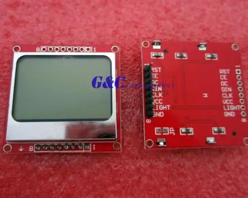 

84*48 LCD Module White backlight adapter pcb for Nokia 5110 NEW GOOD QUALITY