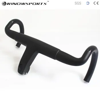 

2017 aero full carbon road handlebar support Garmin Mount Carbon Fiber Bicycle Handlebar UD weave matte/glossy