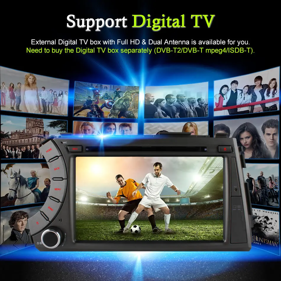 Discount Ownice C500 4G SIM LTE  Android 6.0 Octa 8 Core car dvd gps player for ssangyong Kyron Actyon 4G Wifi BT radio 2GB RAM 32GB ROM 18