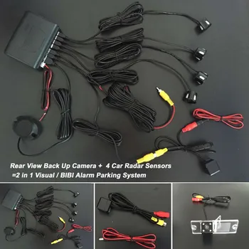 

New Arrival Complete Reversing Kit For Mitsubishi Montero / Shogun = Rearview Camera + Parking Sensor Car Detector Radar