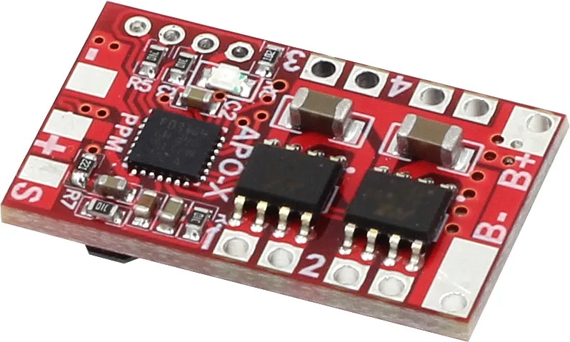 

APO-X ESC PPM signal input 4-channel control motor 3A per channel