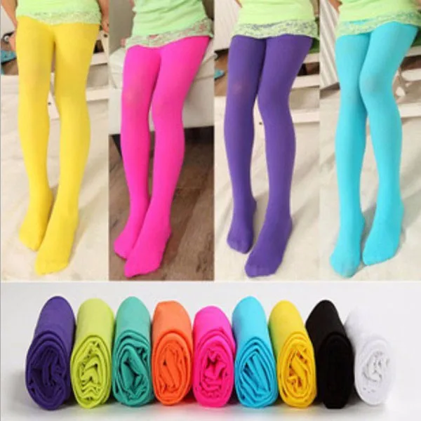 Новинка года; детская одежда для девочек; Ragazze Bambine Collant Candy Colore Collant Calze Da Donna Morbido Velluto; размеры S-L