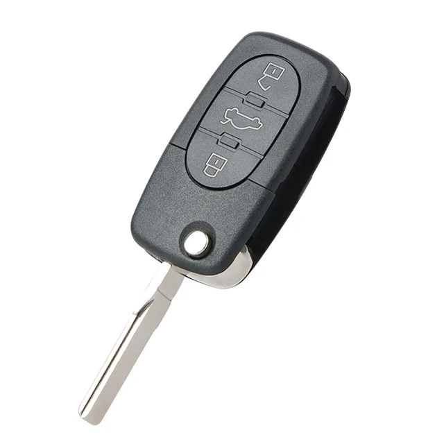 For Audi A3 A4 A6 A8 Uncut Flip Blade ID48 Chip Car Remote