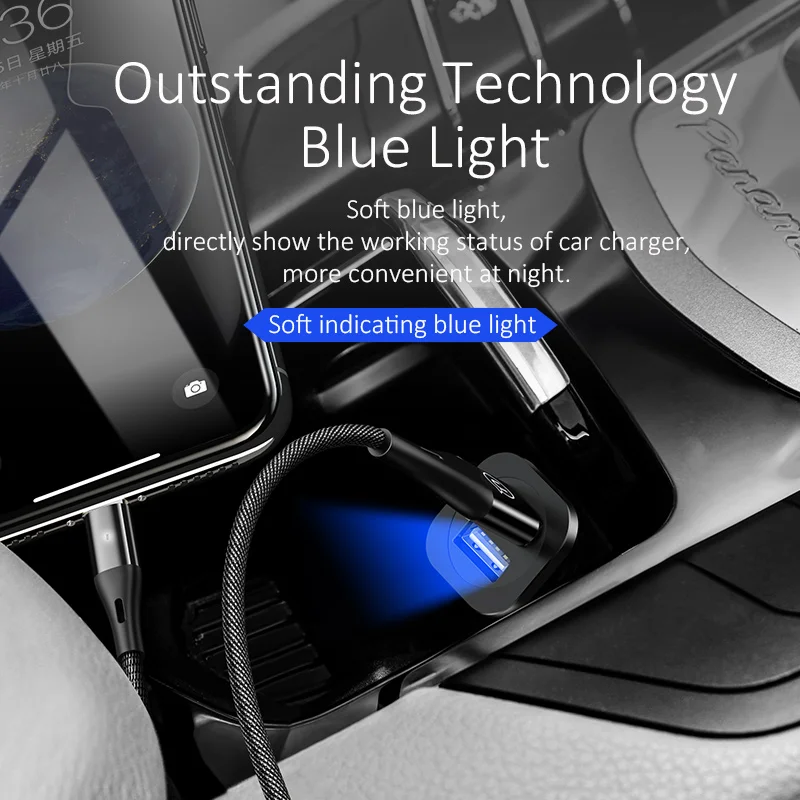 USAMS المزدوج USB سيارة شاحن آيفون سامسونج Xiaomi 4.8 الهاتف المحمول شاحن ل GPS سيارة مهايئ شاحن سيارة-شاحن USAMS المزدوج USB سيارة شاحن آيفون سامسونج Xiaomi 4.8 الهاتف المحمول شاحن ل GPS سيارة مهايئ شاحن سيارة-شاحن
