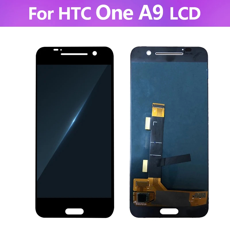 AMOLED для htc One A9 ЖК сенсорный экран дигитайзер дисплей запасные части A9 ЖК без битых пикселей