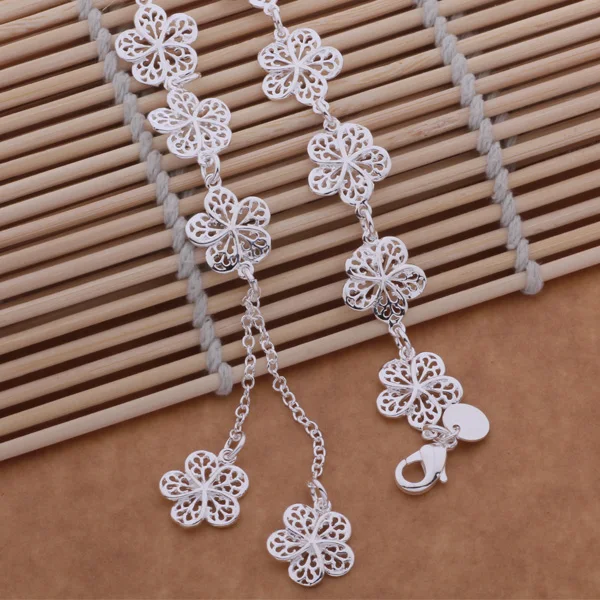 Браслет из серебра аn121 модные ювелирные изделия всех пяти цветов оптом|jewelry