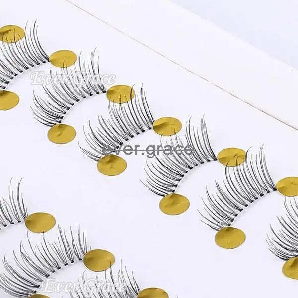 

ICYCHEER 10 Pair Makeup Half Eye Lash Winged False Eyelashes Mini Lashes Corner Fake Eye Lashes Handmade
