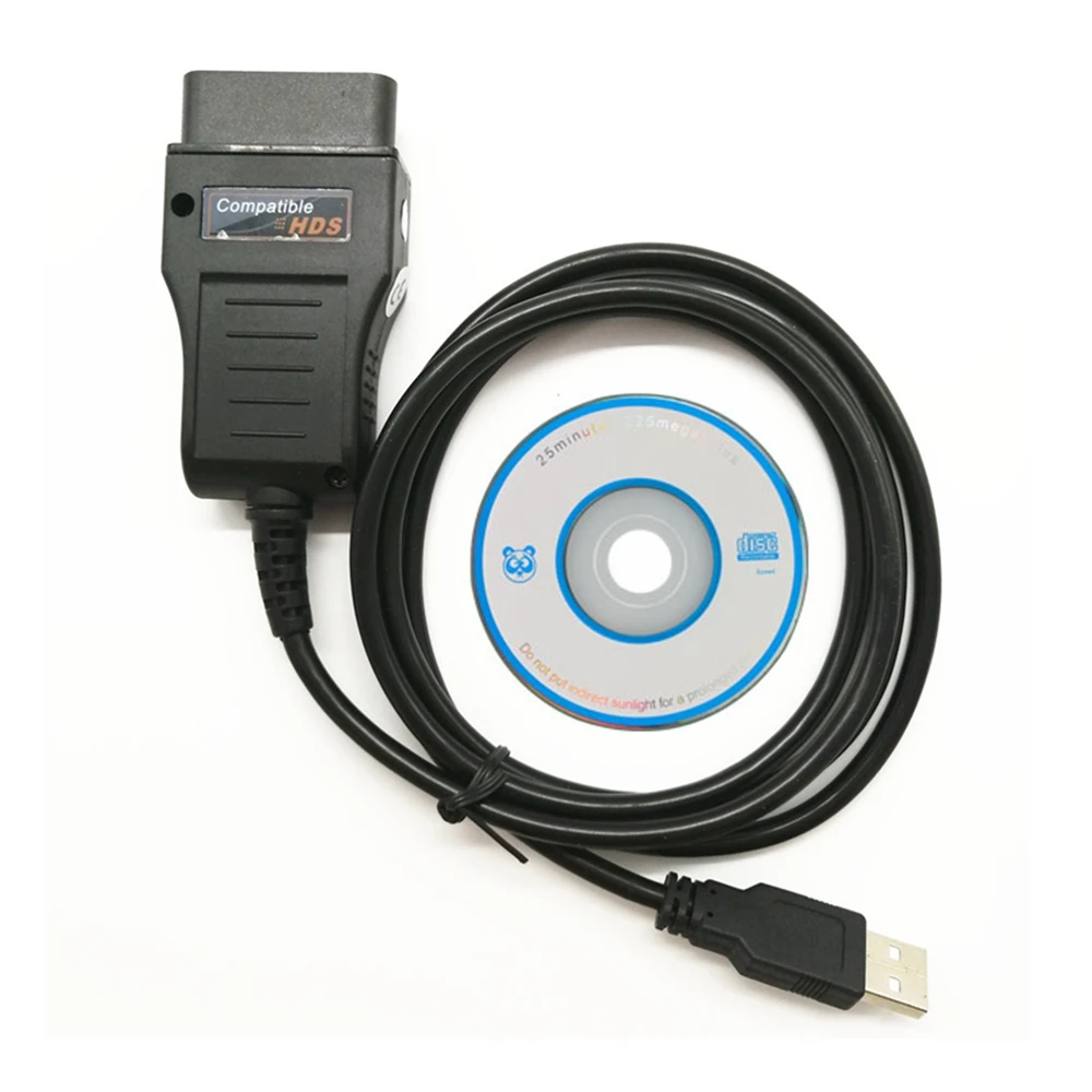 10 шт./лот новый HDS USB кабель для Honda OBD2 диагностический с несколькими языками