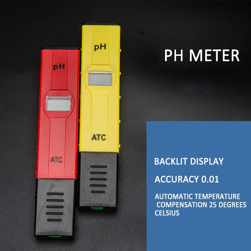 Высокая точность Цифровой Карманный рН-метр тестер с ATC подсветкой ЖК-дисплей 0~ 14 pH диапазон измерения ручка SDF-SHIP