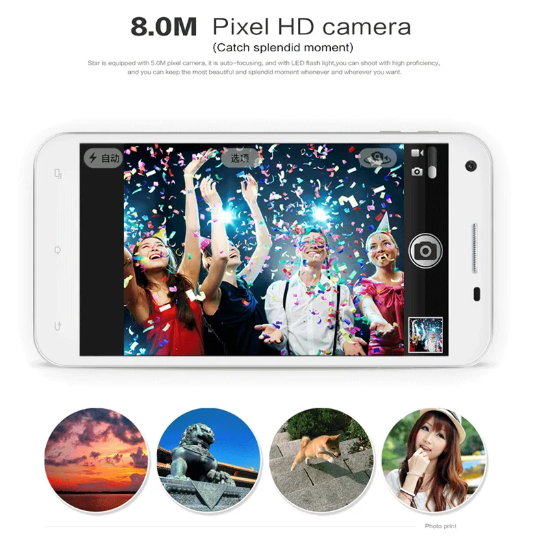 ONN V8 звезда смартфон 5.0 дюймов MTK6582 4 ядра WI FI Bluetooth GPS 3 г WCDMA 2100 мГц Доль sim карты 8.0MP