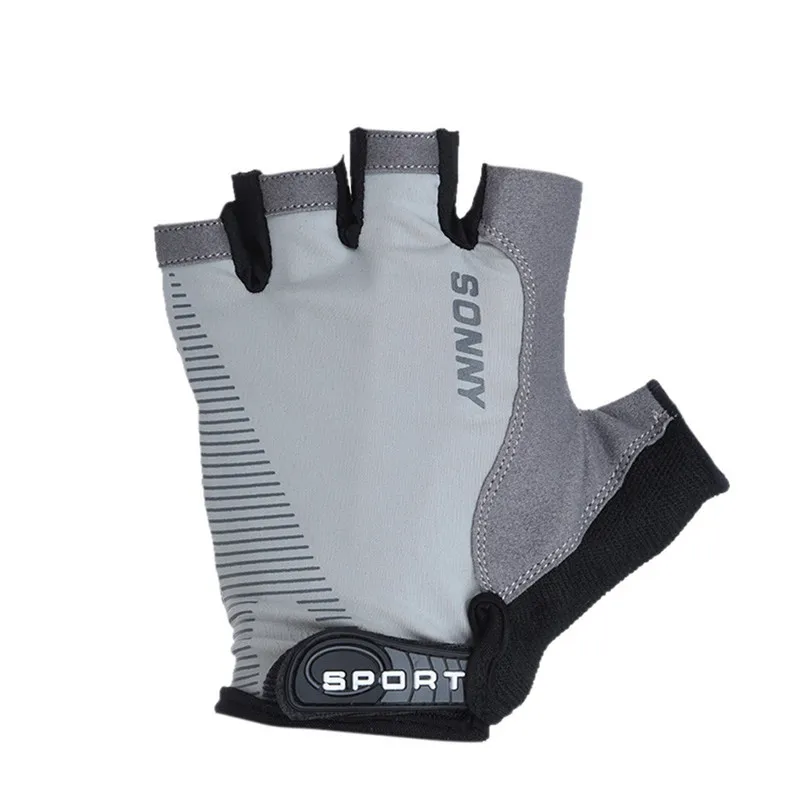 Cycling Bike Half Finger Gloves Skidproof Breathable MTB Mountain Sweat Mesh Bicycle Gloves Men Women Sports Cycling Clothing #2 (26)