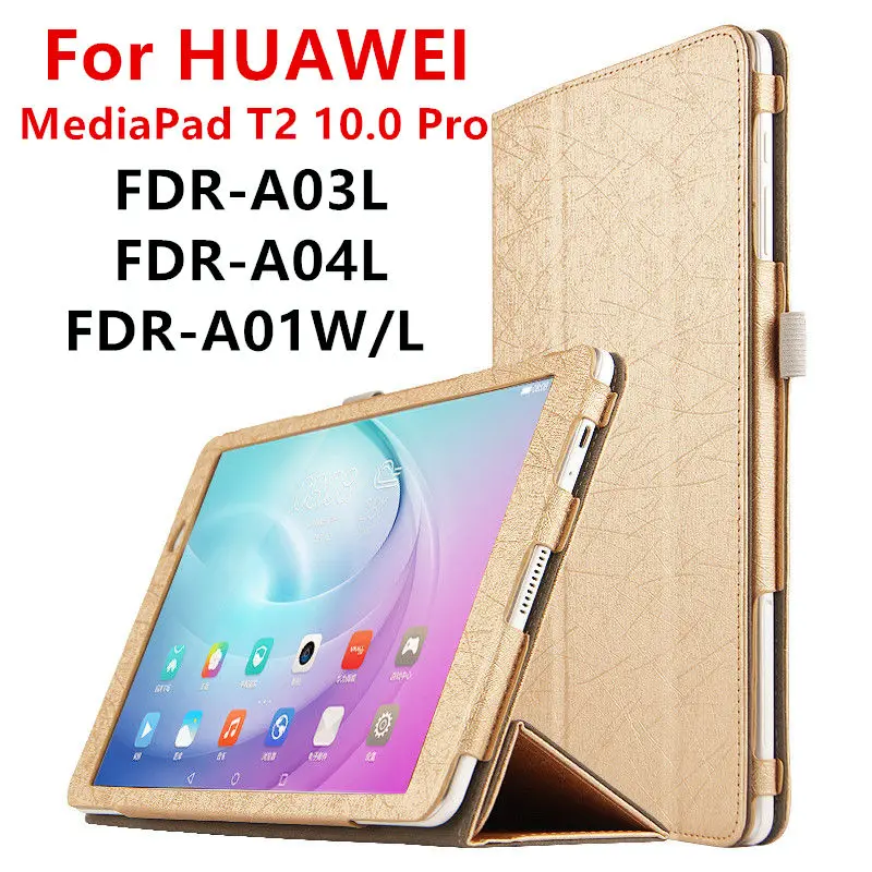 

Case For Huawei MediaPad T2 10.0 Pro Protective Smart cover Faux Leather Tablet For HUAWEI Youth FDR-A01L/W/A03L/04 PU Protector