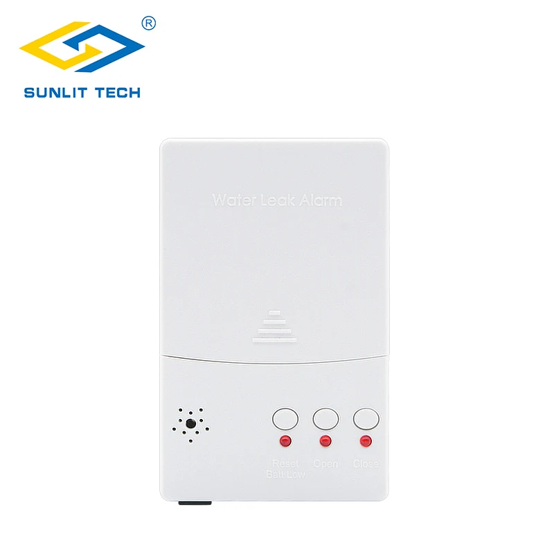 Battery Backup Water Leak Detector Alarm Control Unit For Water Leakage