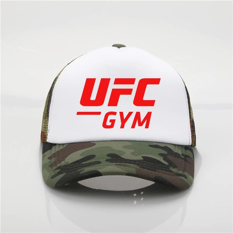 Fashion hat UFC printing net cap 