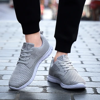 

ARUONET Lightweight Men Casual Shoes New Mesh Comfort Breathable Walking Shoes Men Designer Sneakers For Men Spor Ayakkabi Erkek
