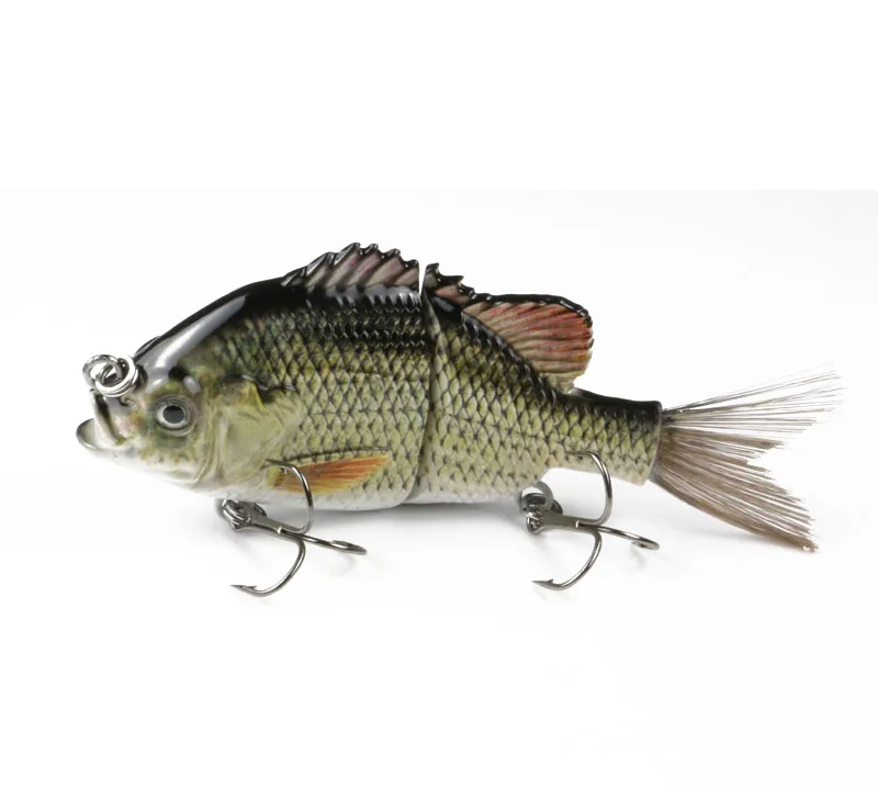 2 сегмента шарнирная рыболовная приманка 13 см 42,7 г погремушка Bluegill планер Swimbait Crankbait Бас Щука рыба приманка для морской рыбалки