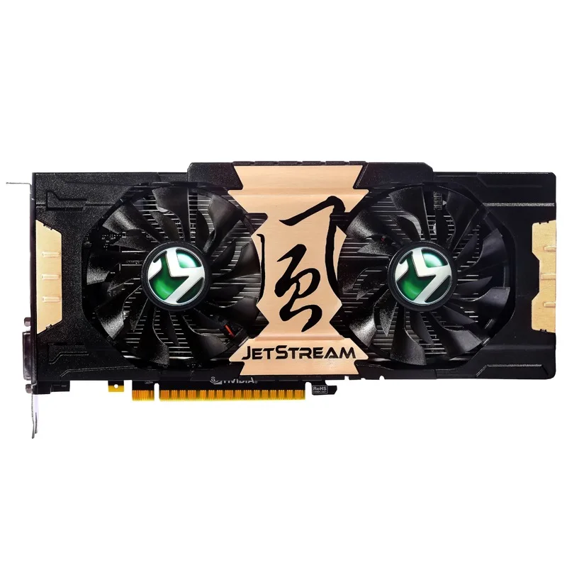  For MAXSUN GTX750Ti JetStream 2G used independent game video card DDR5 128bit PCI-E 3.0 