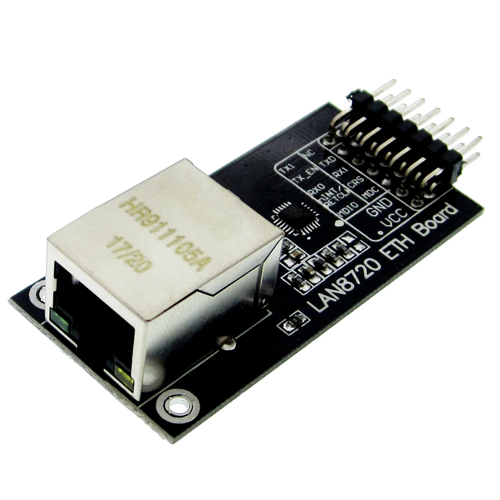 

LAN8720 Module Physical Layer Transceiver PHY Module Embedded Web Server RMII Interface MDIX Regulator I/O Voltage Module