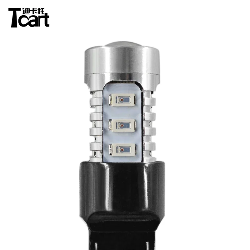 Автомобильные светодиодсветодиодный стоп сигналы Tcart 7443 5730 15SMD для Subaru outback 2006 2007