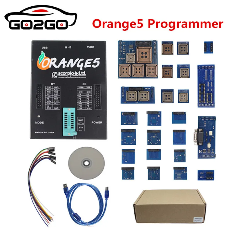 Горячая Распродажа Orange5 программатор по самой низкой цене OEM с полным адаптером