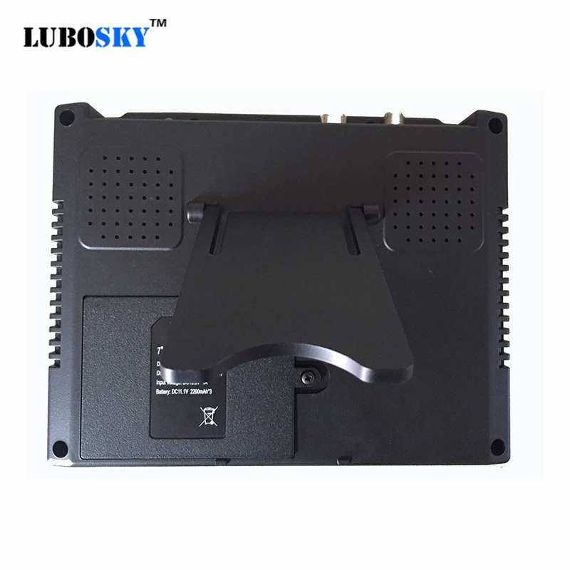 7inch Portable widescreen Satellite finder  DVB-T2 Test Monitor DVB-S DVB-S2