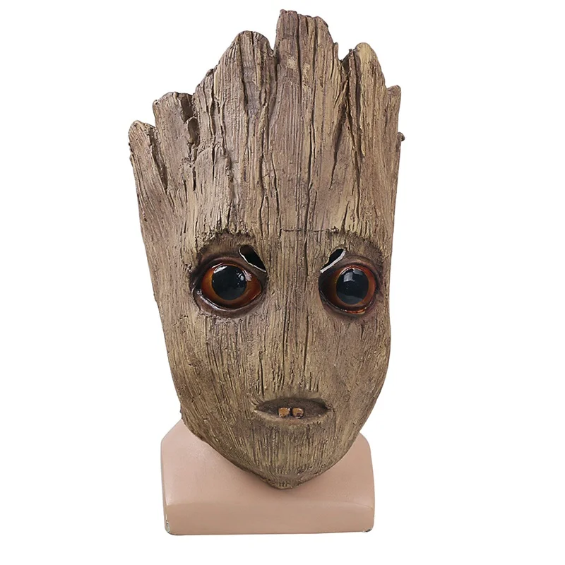 

Baby Groot Mask Hood Full Masks Avenger Rocket Raccoon Party Mask Costumes super heros superheroes masque avengers maska